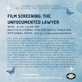 Film Screening: The Undocumented Lawyer
